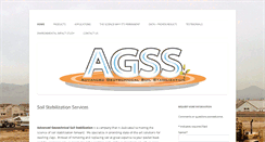 Desktop Screenshot of agsssoilstabilization.com